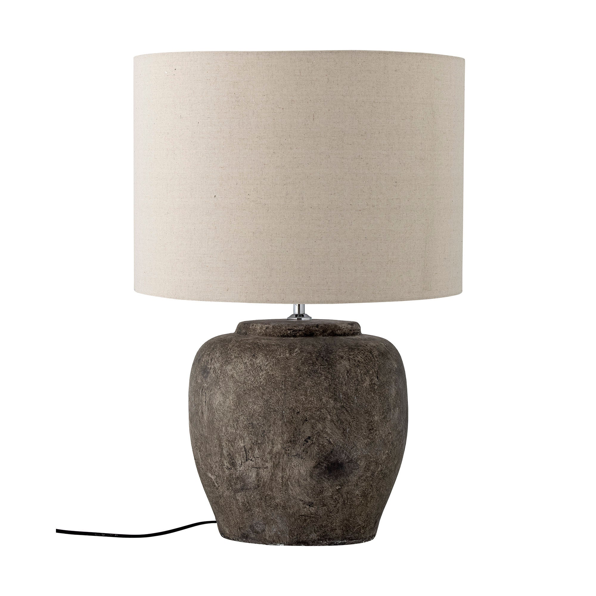 Bloomingville Isabelle Bordlampe, Grå, Stentøj