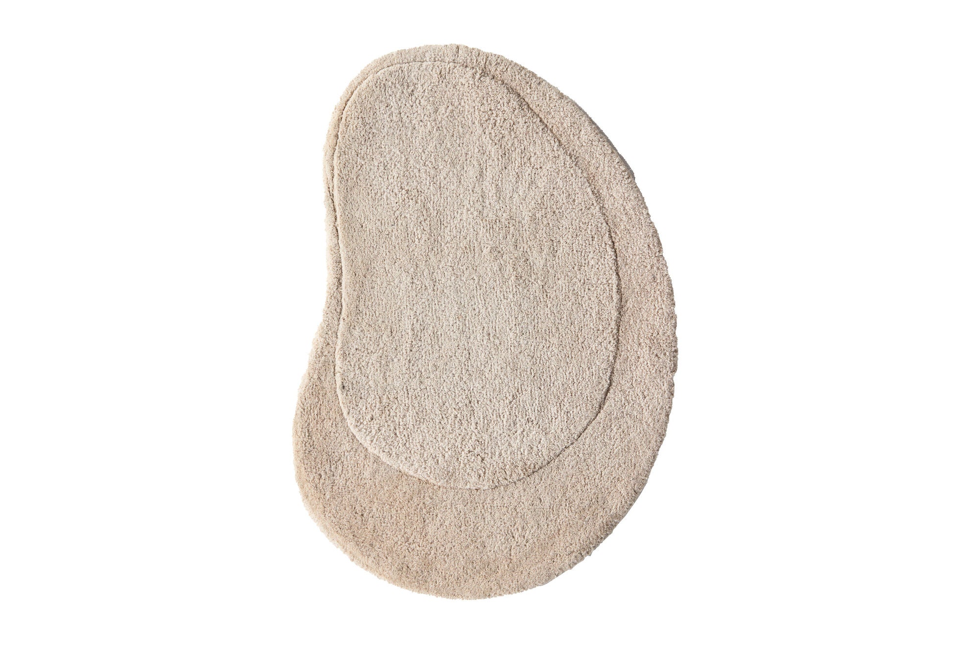 Venture Home Elvis Cotton Blend w Cloth backing - 60*85 - Oval - Offwhite