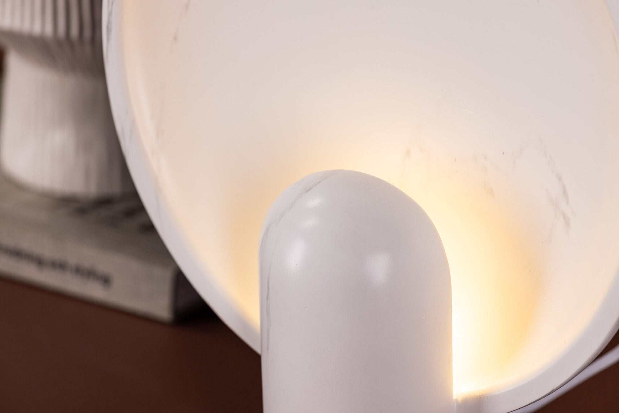 Venture Home Angers bord lampe - Light grey / Light Grey marble