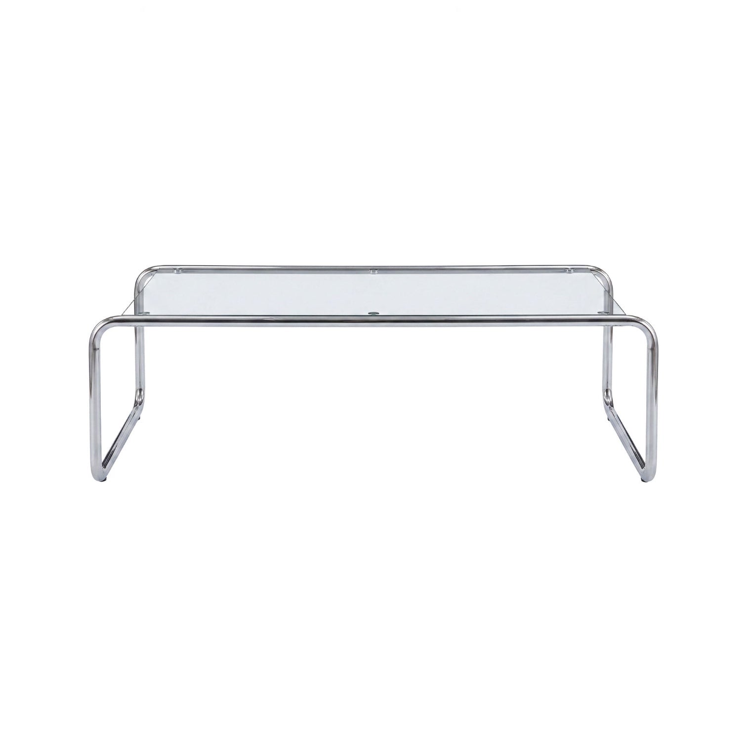 Venture Home Saturnus Sofa bord 120x60x37,5 cm - Silver Chrome / Glass