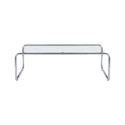 Venture Home Saturnus Sofa bord 120x60x37,5 cm - Silver Chrome / Glass