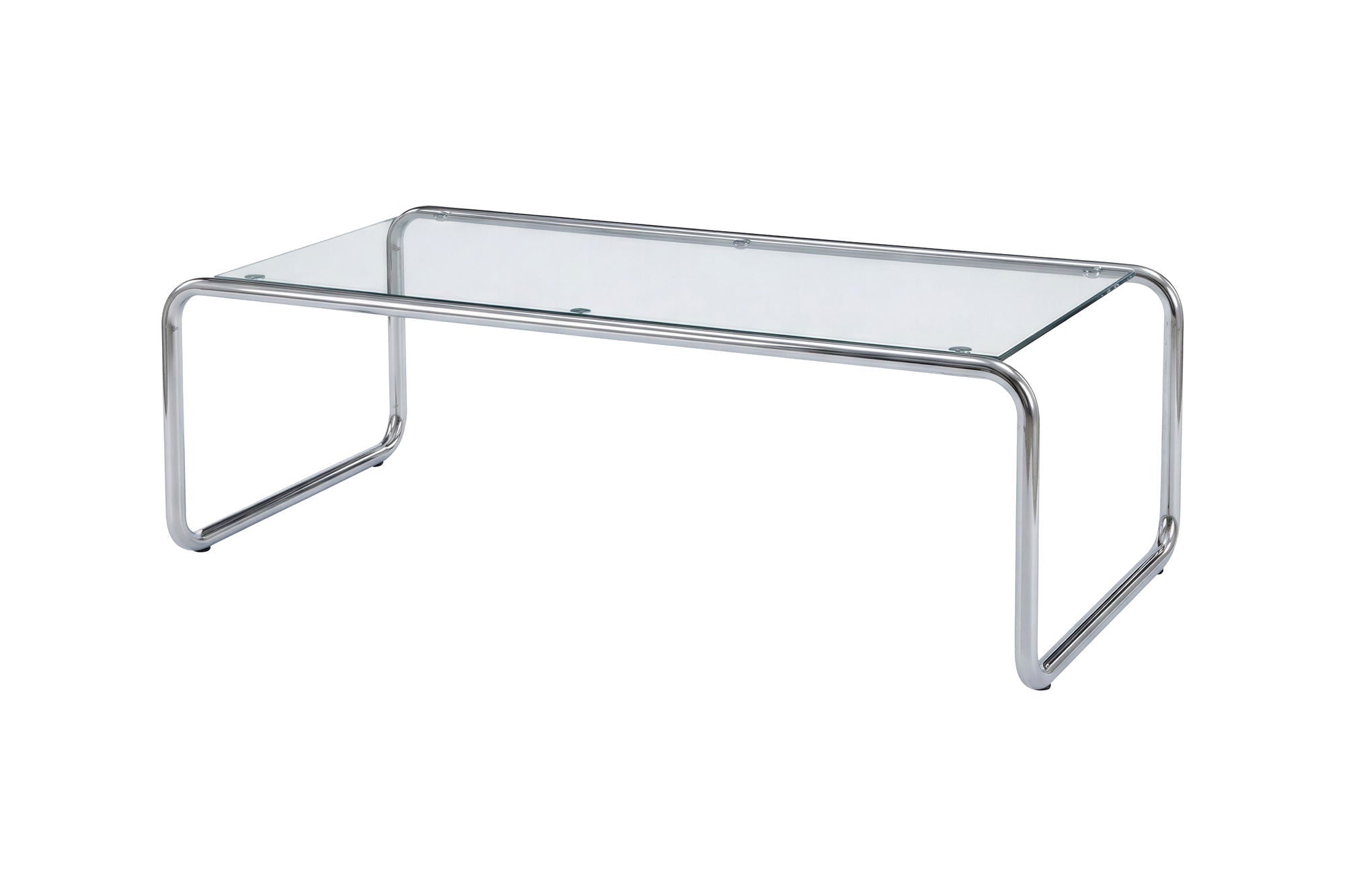 Venture Home Saturnus Sofa bord 120x60x37,5 cm - Silver Chrome / Glass