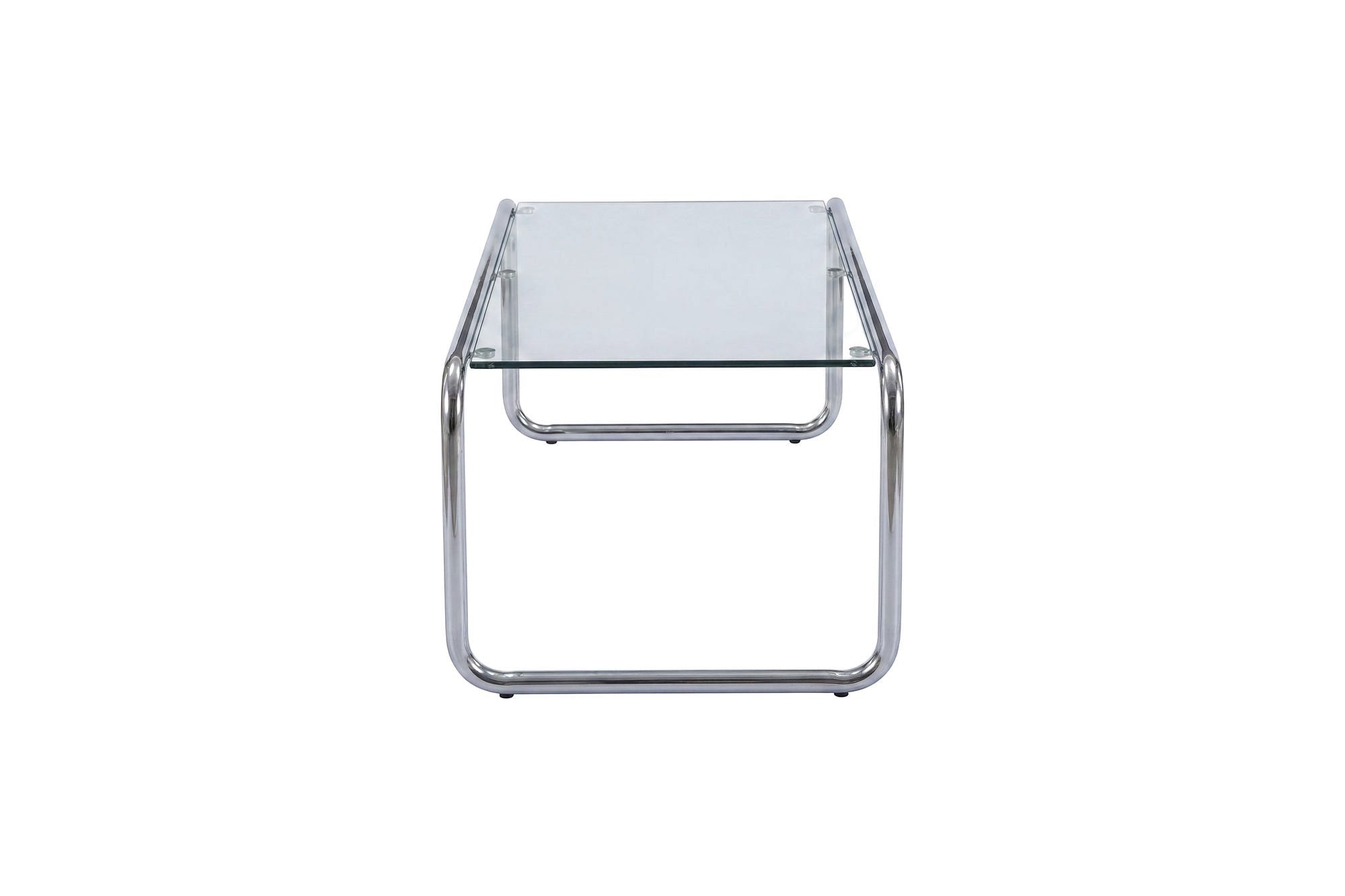 Venture Home Saturnus Sofa bord 120x60x37,5 cm - Silver Chrome / Glass