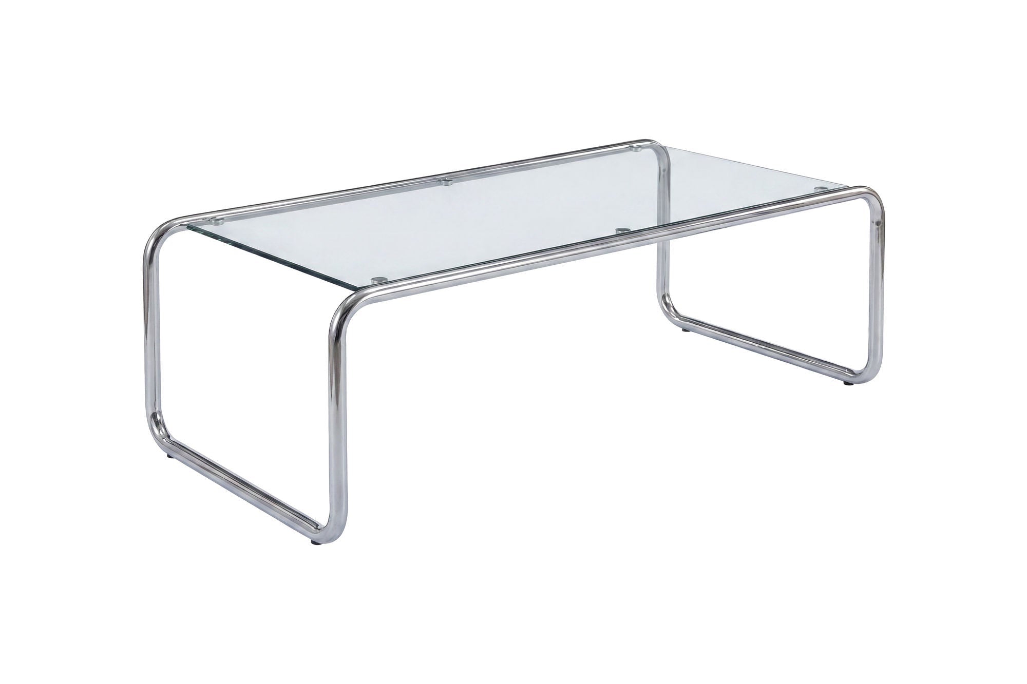 Venture Home Saturnus Sofa bord 120x60x37,5 cm - Silver Chrome / Glass