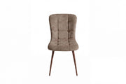 Venture Home Punsch Spisebordsstol 2-pack - Woodlook / Brown Velvet