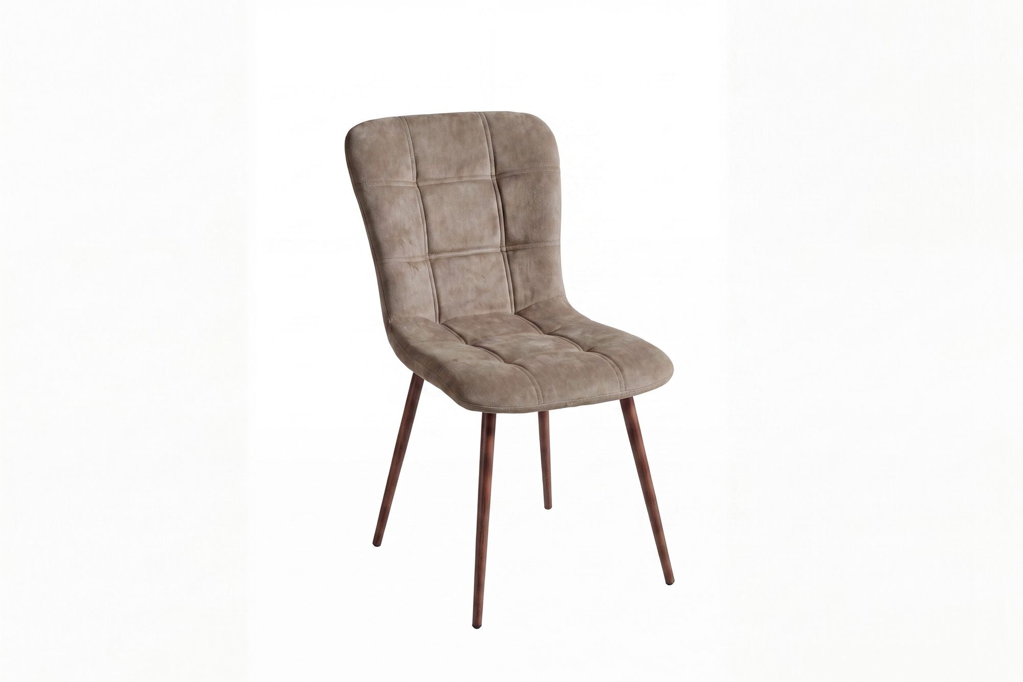 Venture Home Punsch Spisebordsstol 2-pack - Woodlook / Brown Velvet