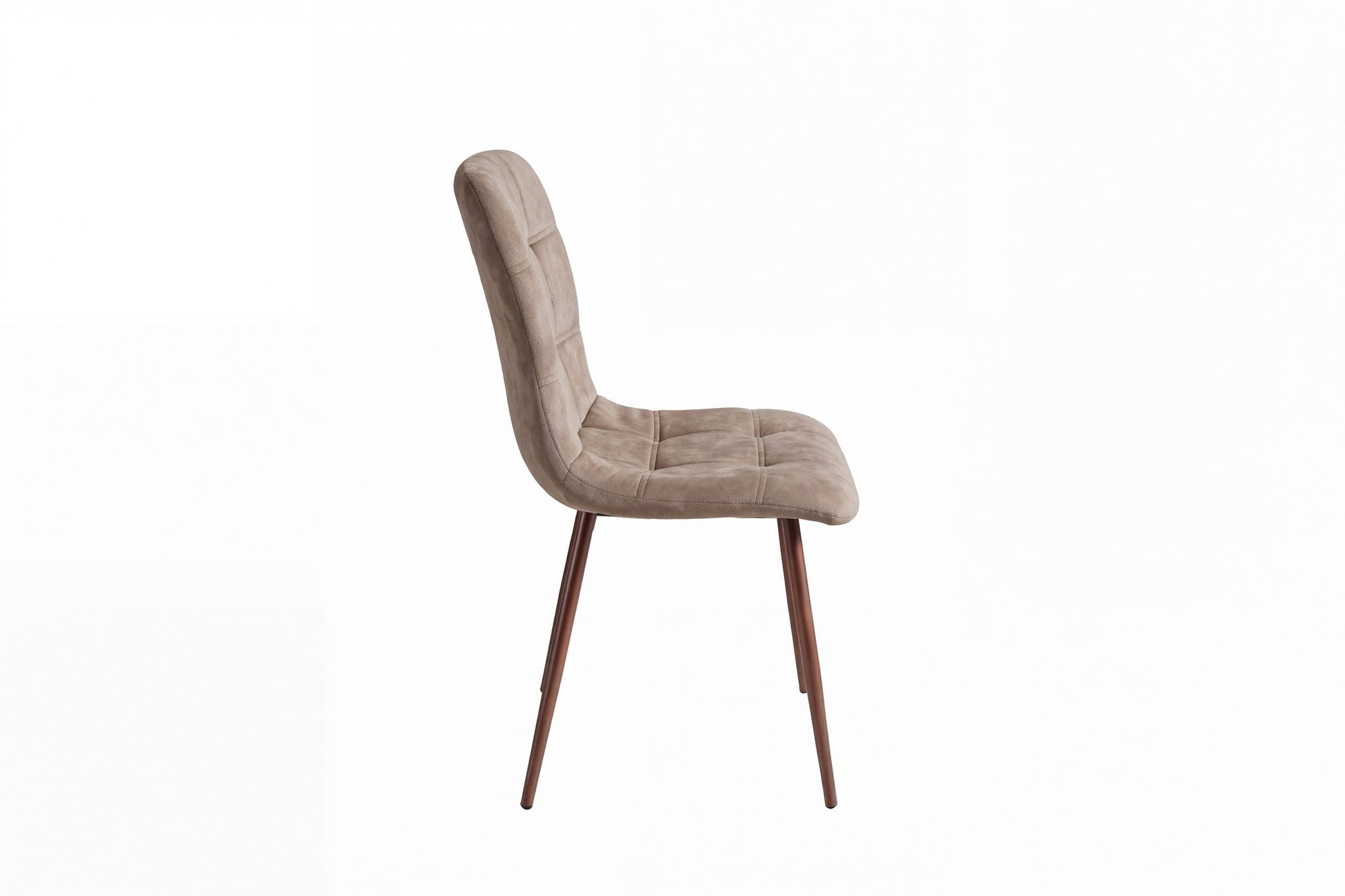 Venture Home Punsch Spisebordsstol 2-pack - Woodlook / Brown Velvet