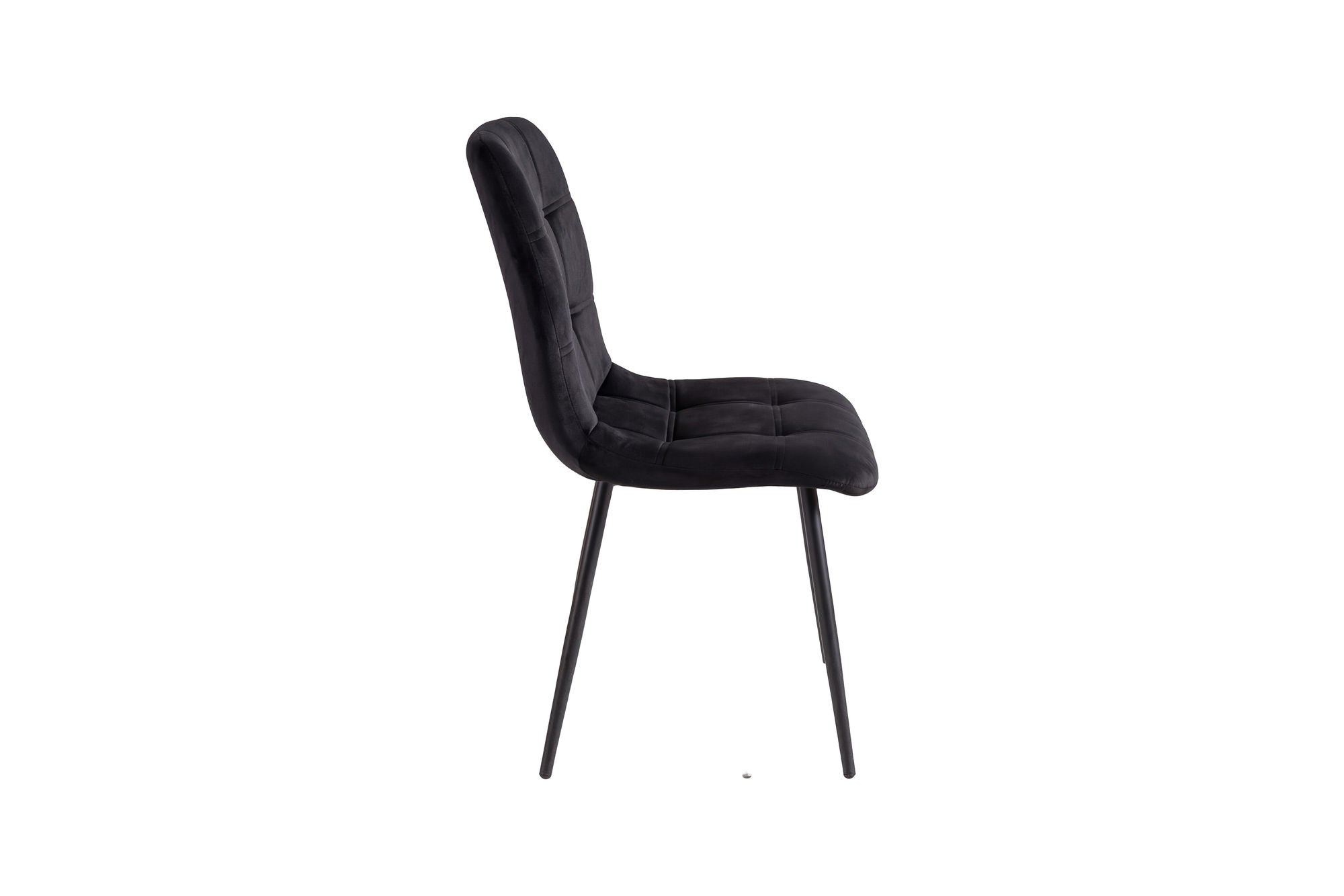 Venture Home Punsch Spisebordsstol 2-pack - Black / Black Velvet