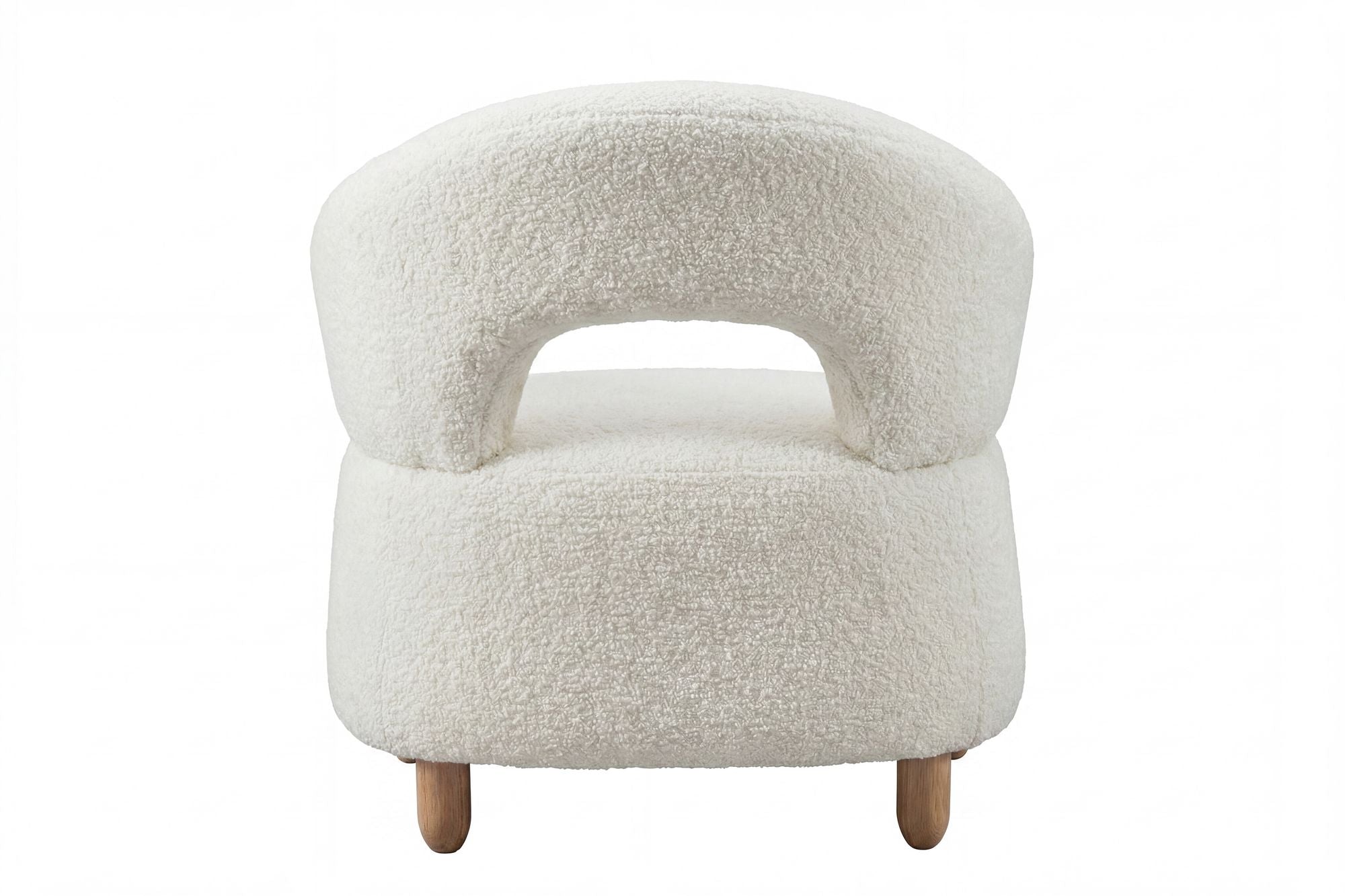 Venture Home Moglas Accent stol - Nature / White Boucle