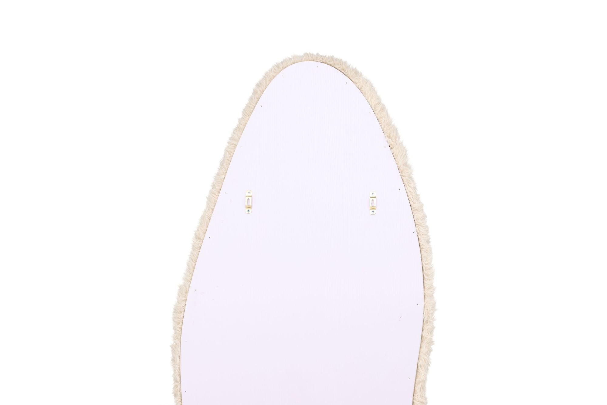 Venture Home Mirza spejl - 160*60cm - Beige Fake Fur / Glass