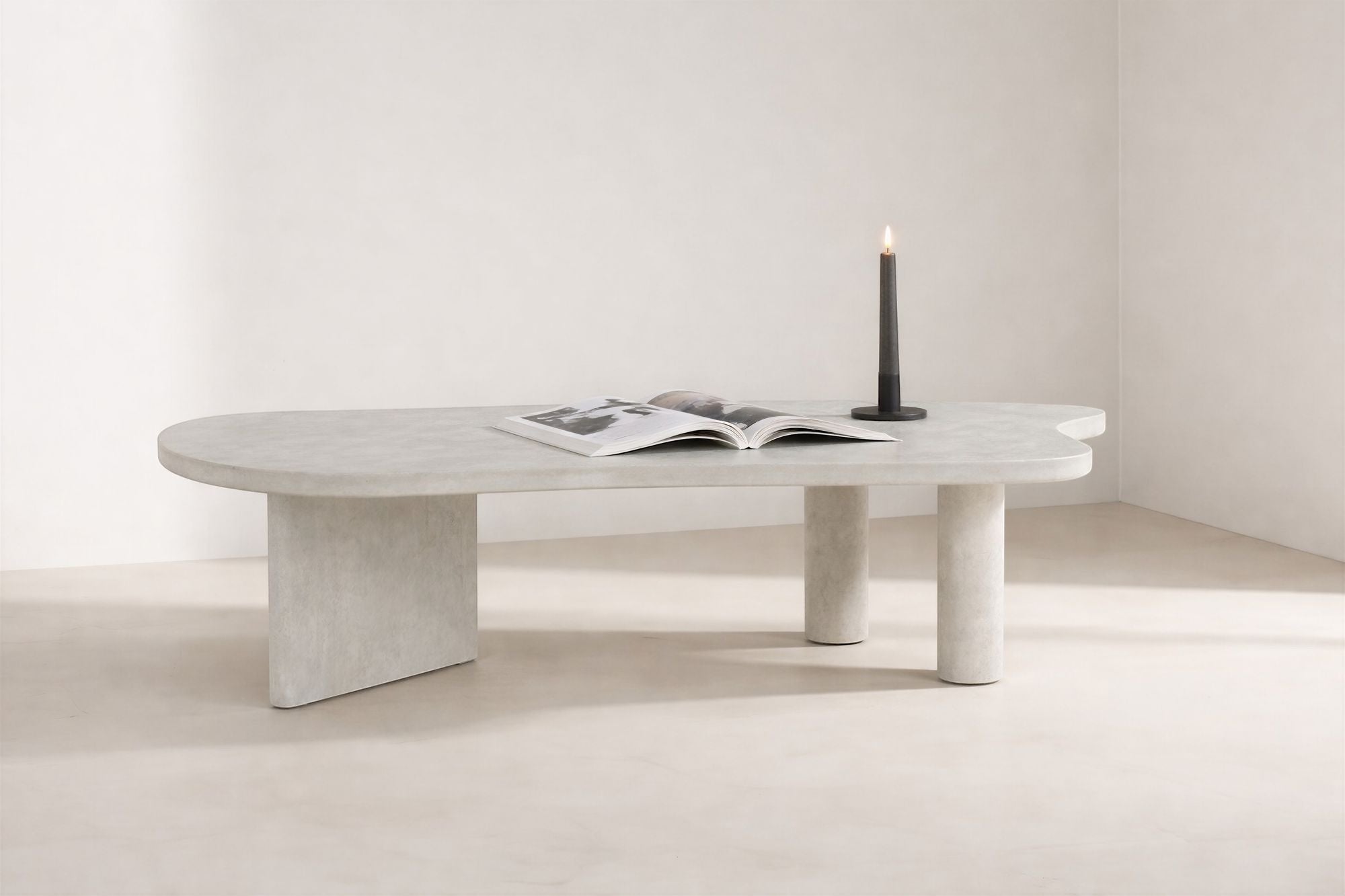 Venture Home Polle Sofa bord - Concretelook / MDF w 3D-paper