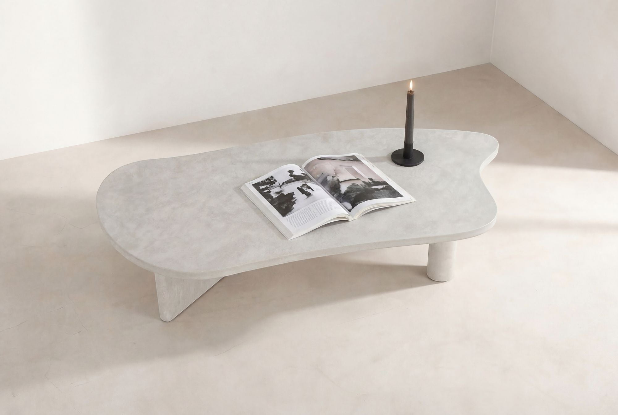 Venture Home Polle Sofa bord - Concretelook / MDF w 3D-paper