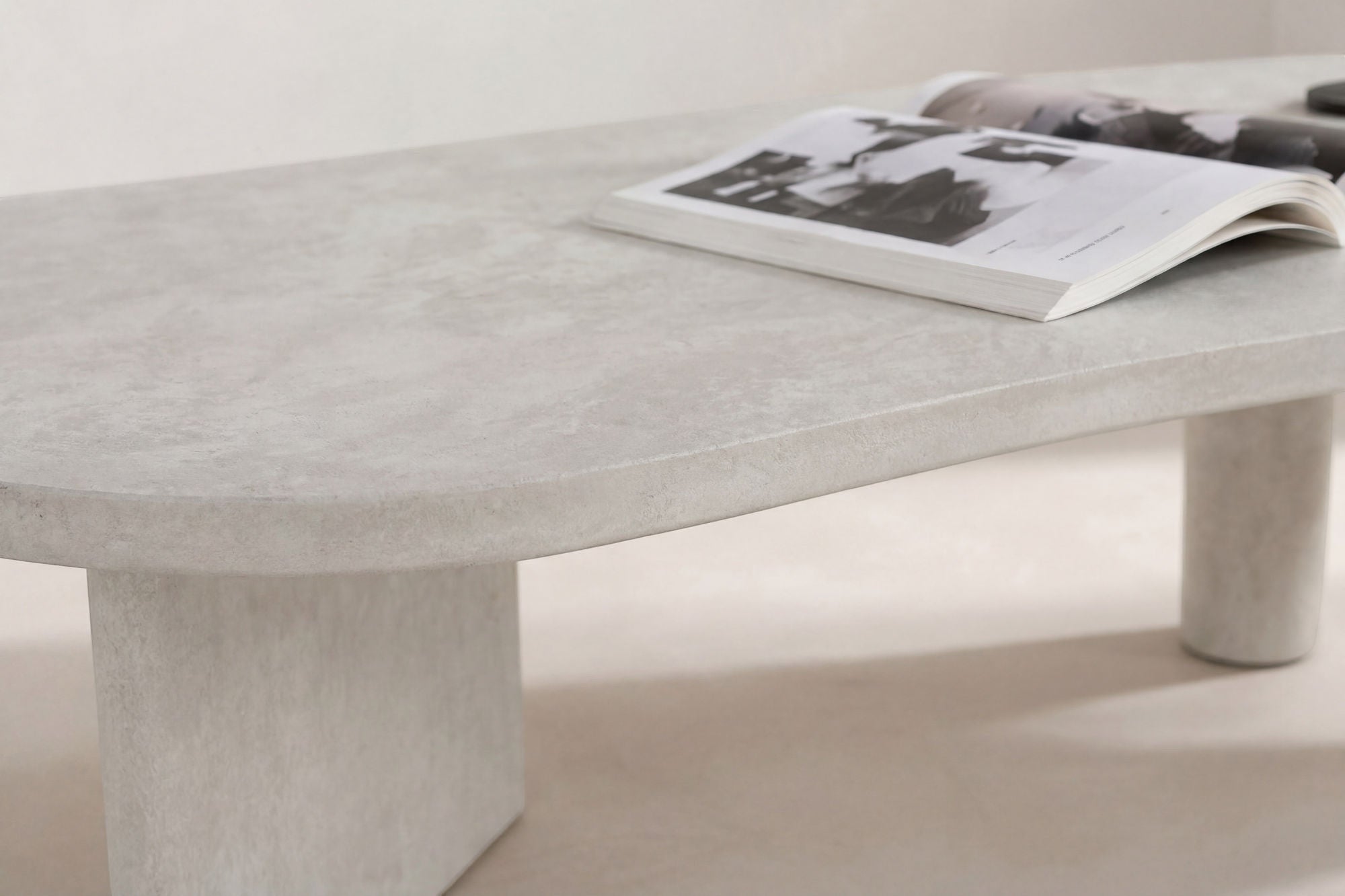 Venture Home Polle Sofa bord - Concretelook / MDF w 3D-paper