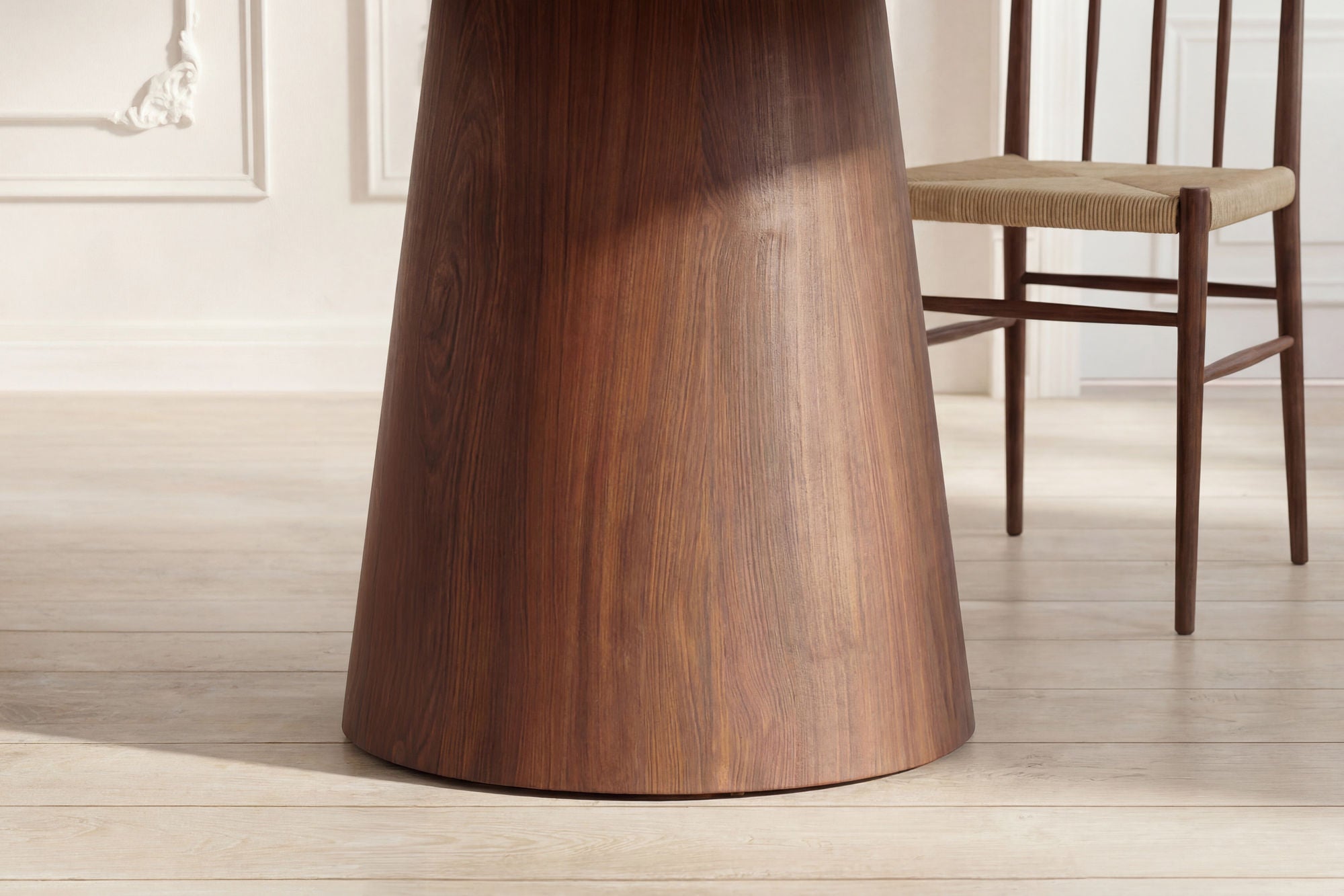 Venture Home Lanzo spisebord - Mocca / Travertinelook - MDF w 3d-paper