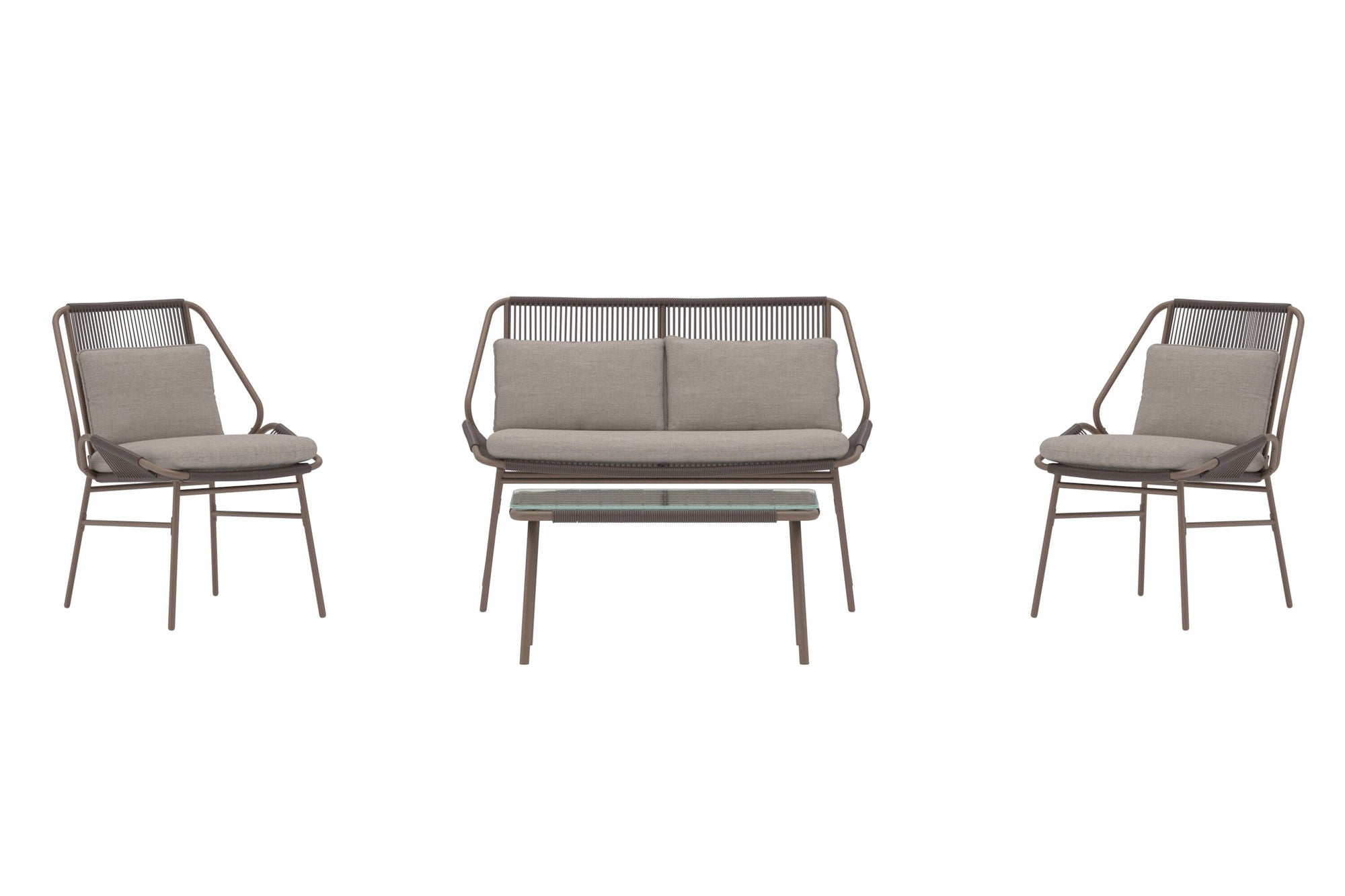 Venture Home Zakynthos Sofa Set - Brown / Brown
