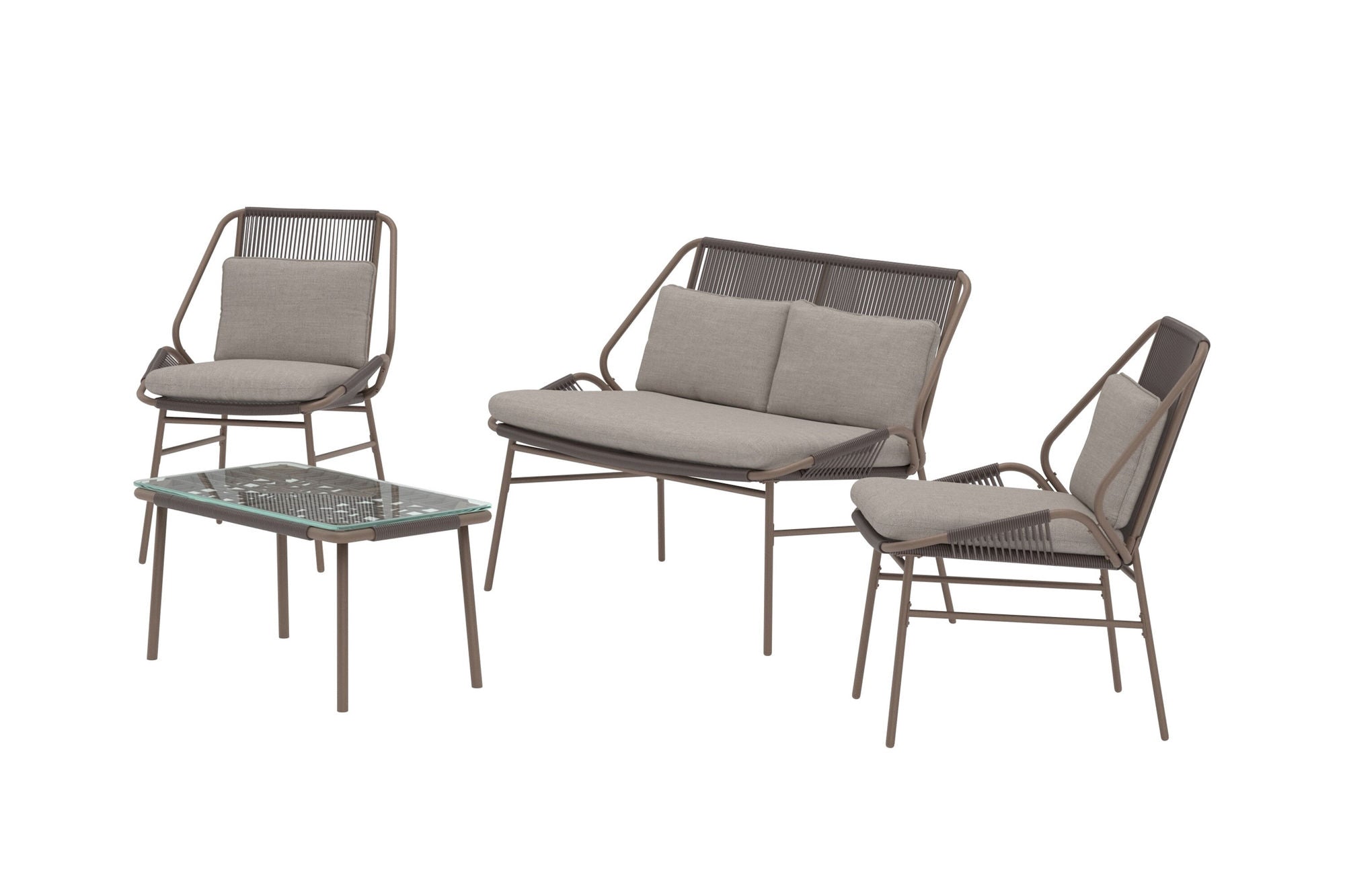 Venture Home Zakynthos Sofa Set - Brown / Brown