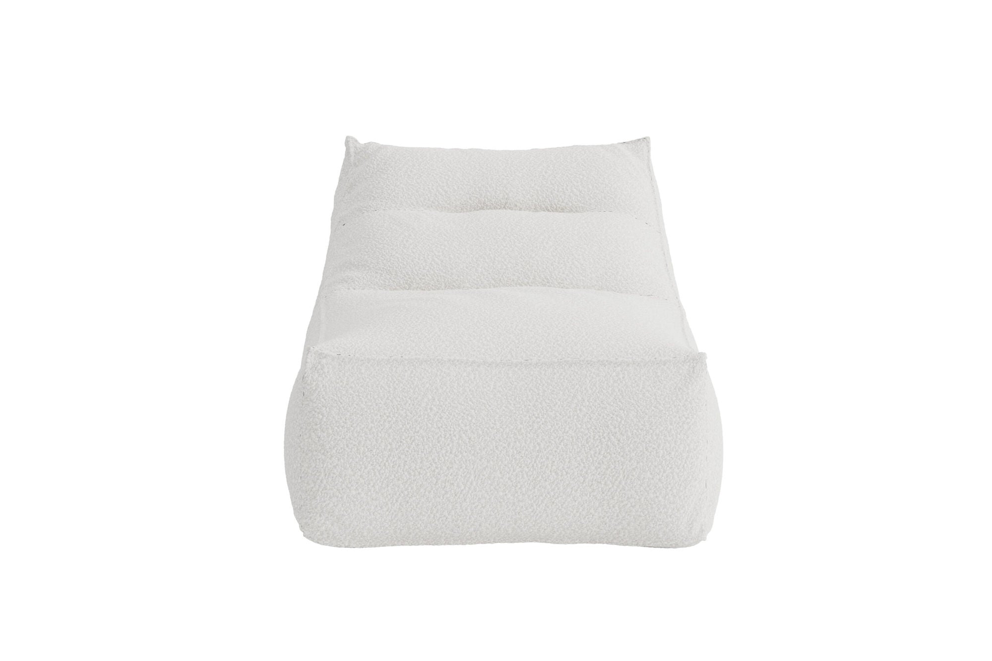 Venture Home Redang Relaxbag Fabric - White Bouclé fabric / 118*94*83