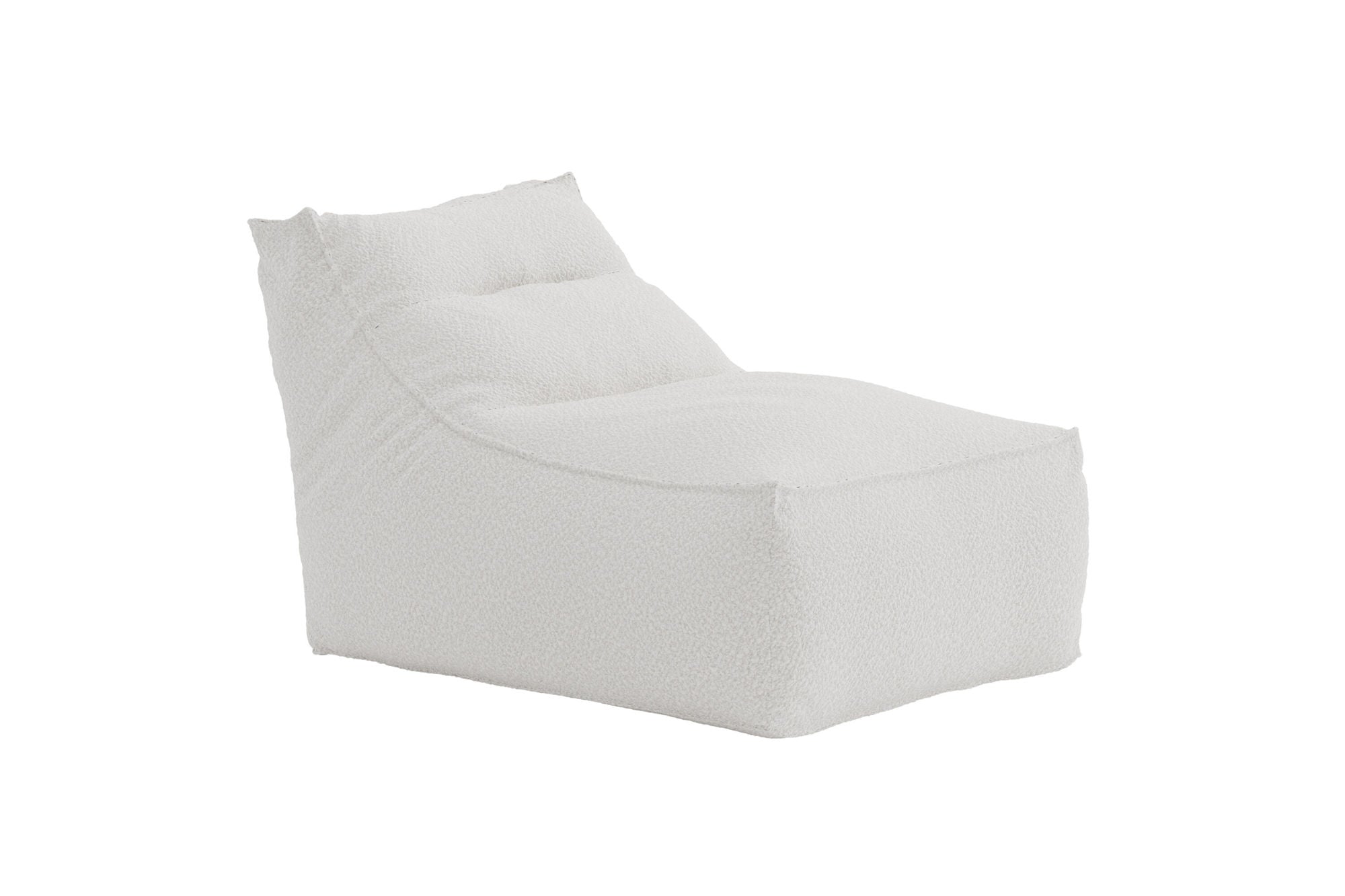 Venture Home Redang Relaxbag Fabric - White Bouclé fabric / 118*94*83