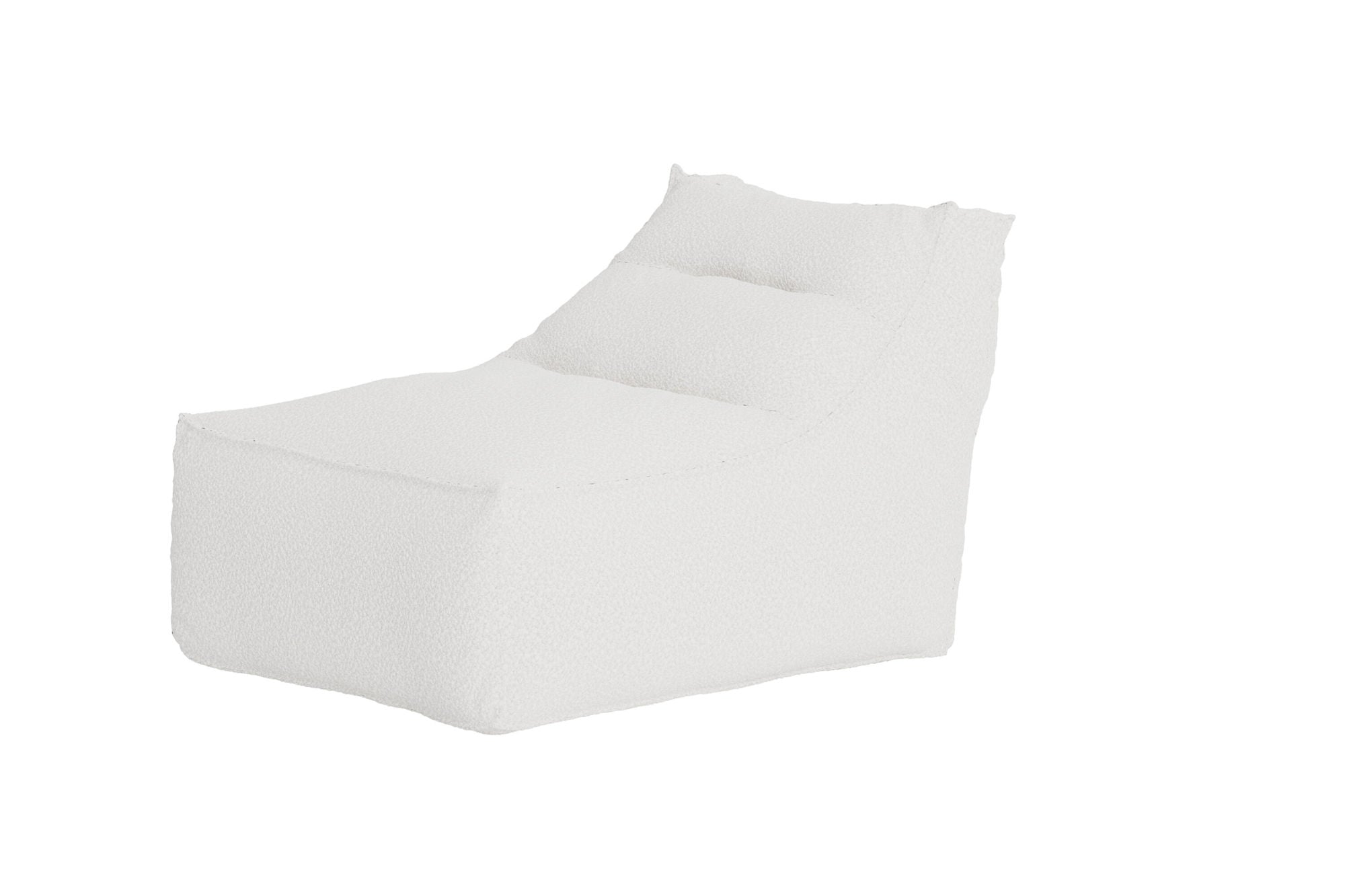 Venture Home Redang Relaxbag Fabric - White Bouclé fabric / 118*94*83