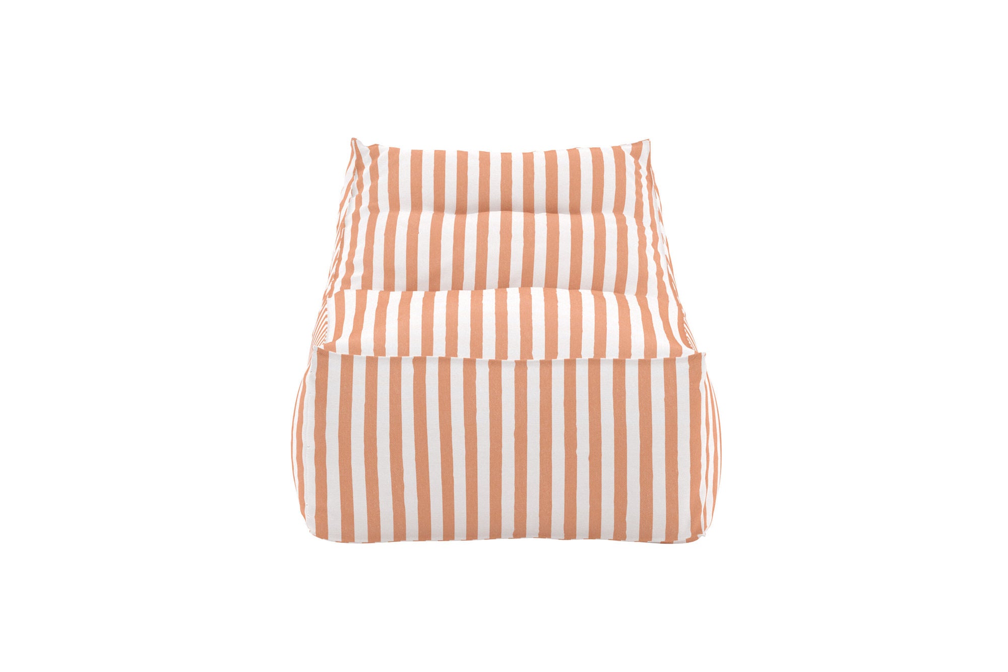 Venture Home Redang Relaxbag Fabric - White/ Peach Striped / 118*94*83