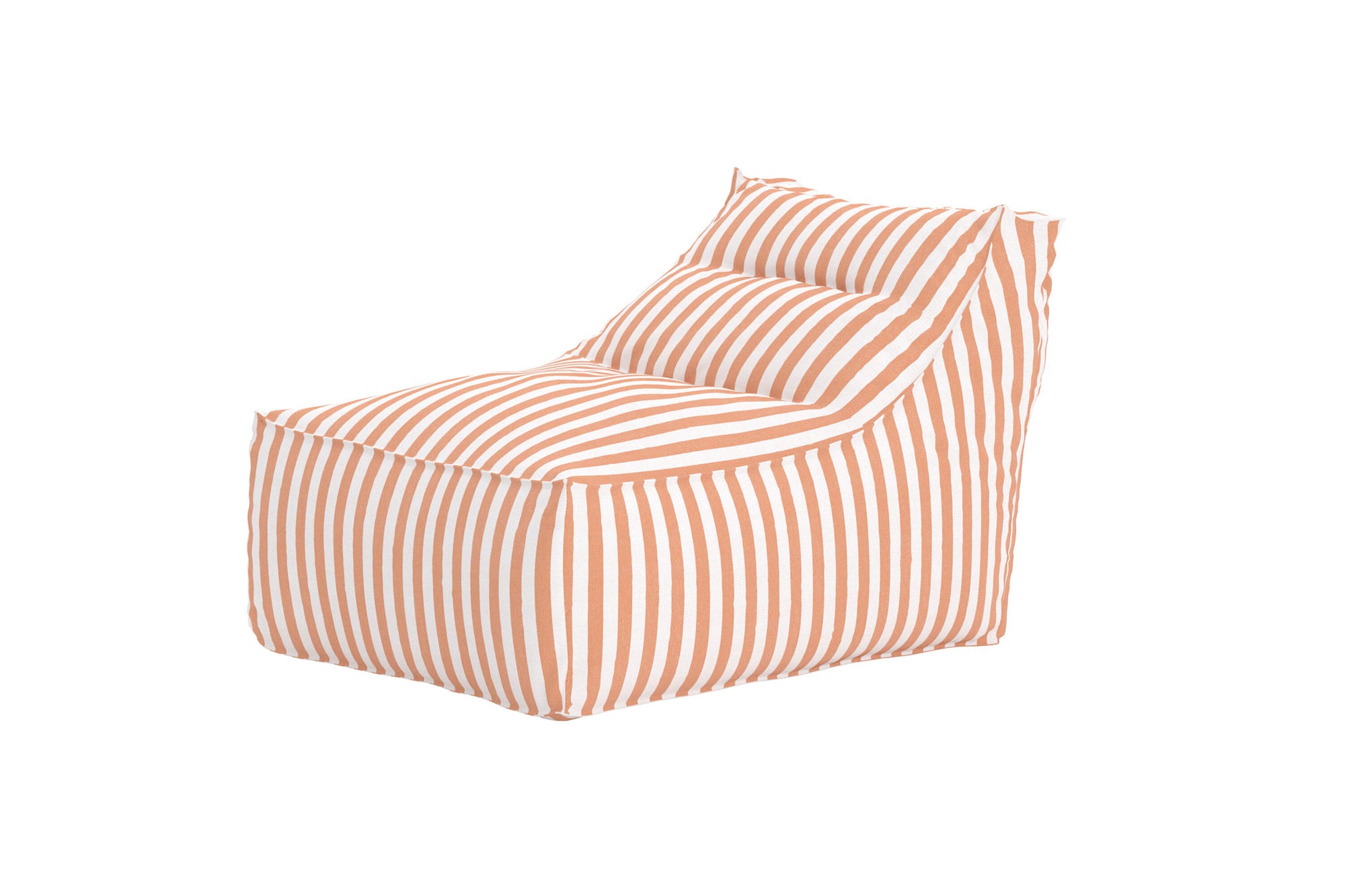 Venture Home Redang Relaxbag Fabric - White/ Peach Striped / 118*94*83