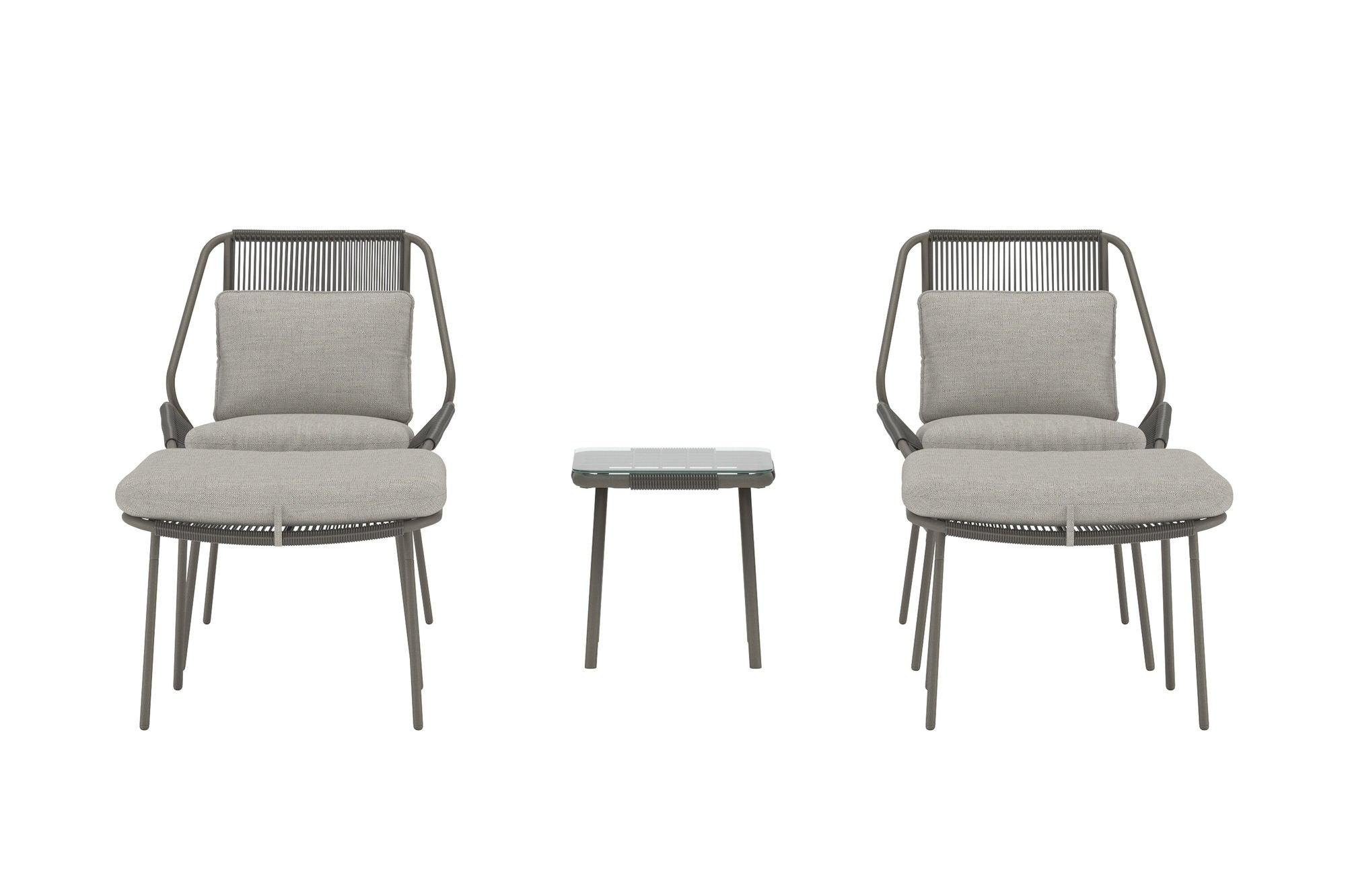 Venture Home Zakynthos Lounge Set - Brown / Brown