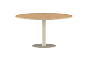 Venture Home Croft rund spisebord ø120 - Beige Alu/Teak