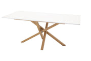 Venture Home Piazza Matbord - Ek-look / Vit - 180*90*75