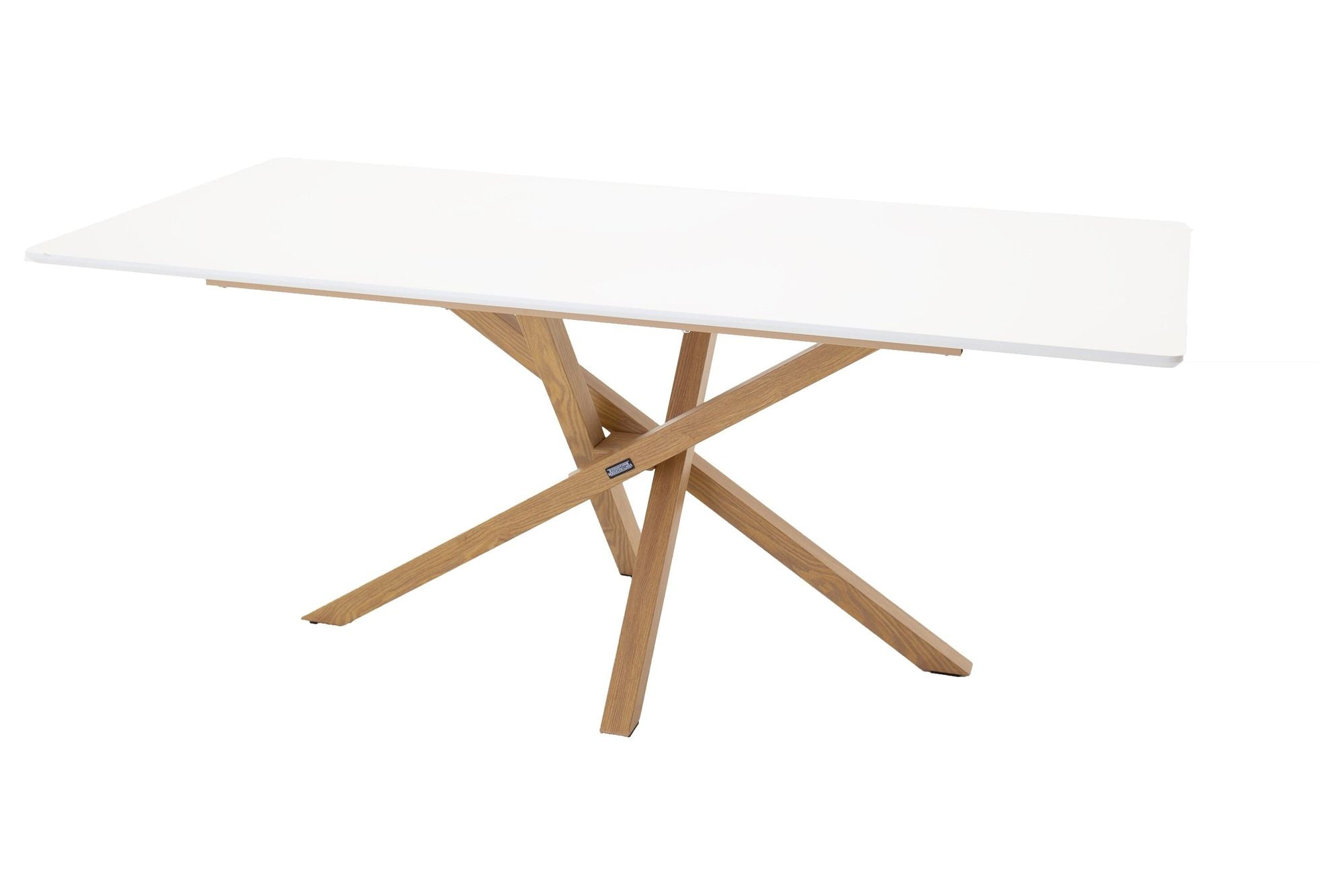 Venture Home Piazza Matbord - Ek-look / Vit - 180*90*75