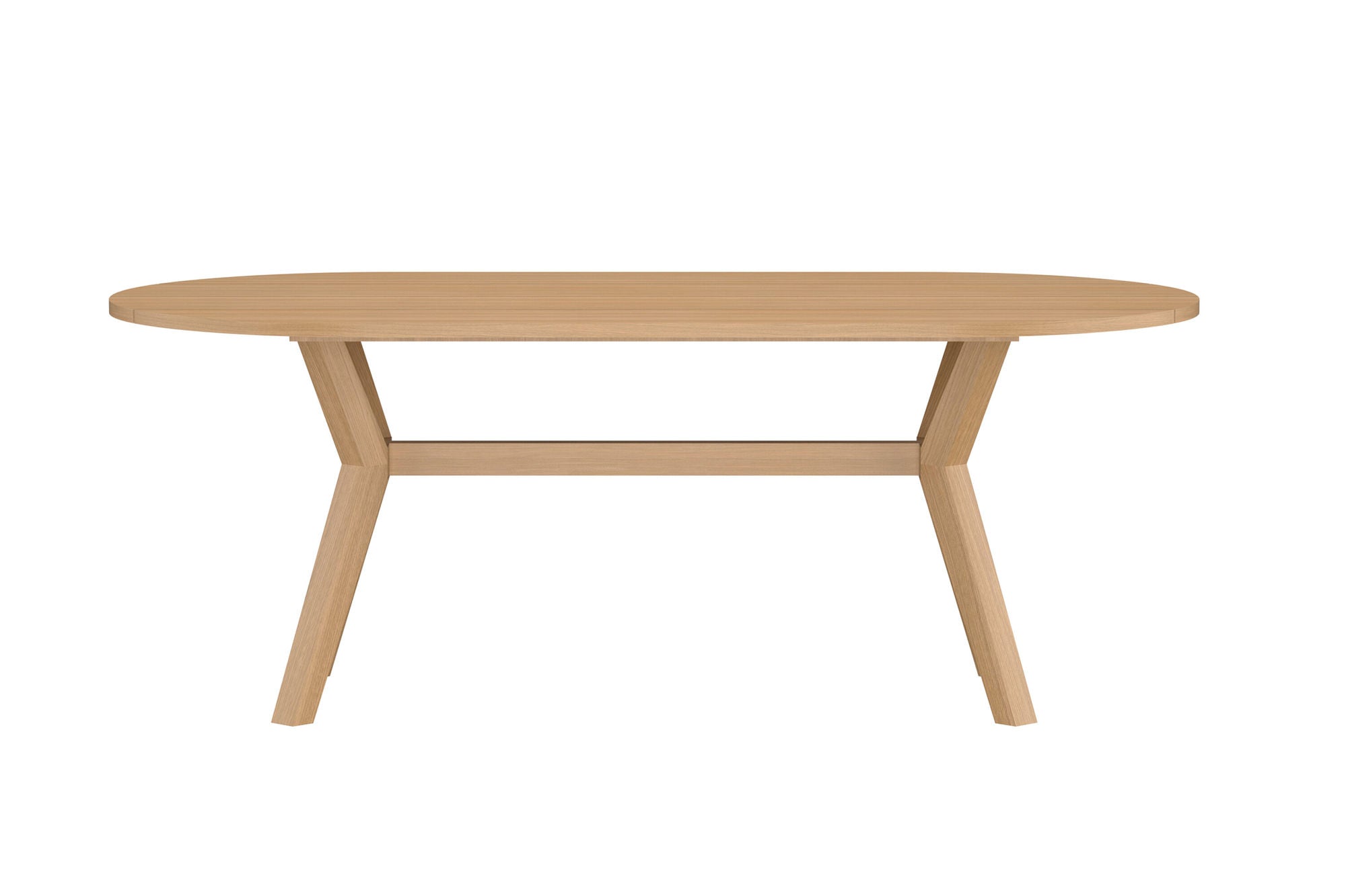 Venture Home Kenya Oval spisebord 200x100x75 cm - Nature Teak