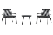 Venture Home Mykonos Lounge Set - Black / Black