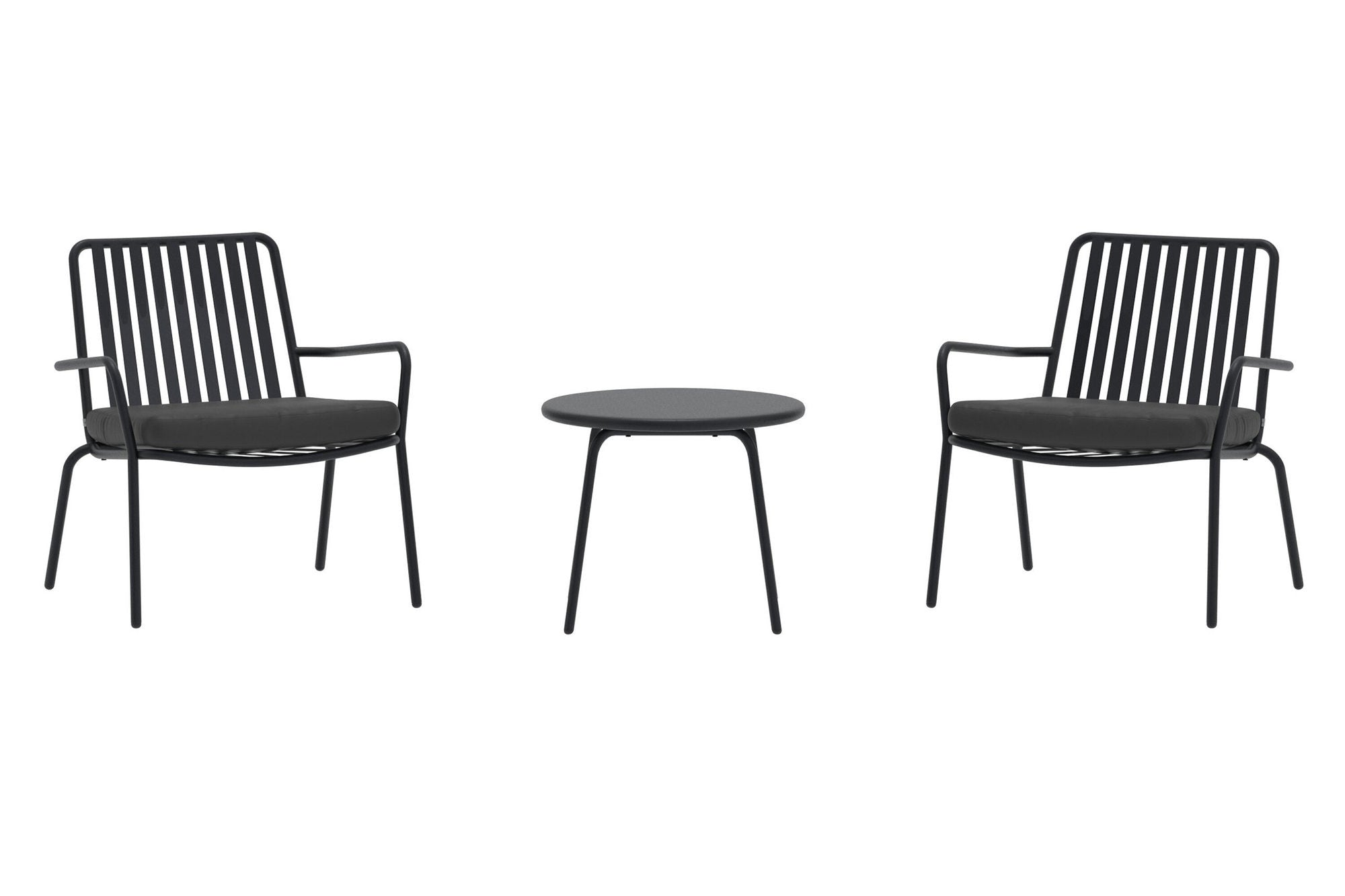 Venture Home Mykonos Lounge Set - Black / Black