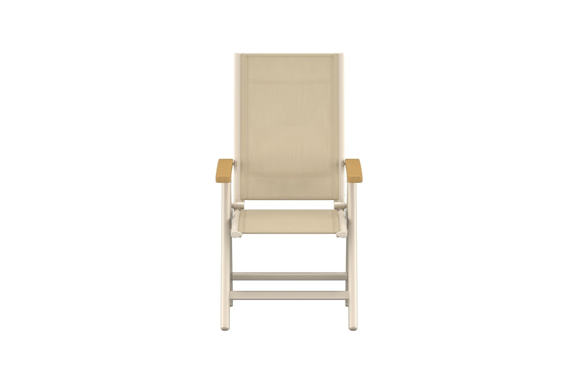 Venture Home Panama Light 5-pos stol 2-pack Beige / Teak