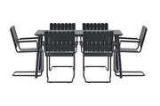 Venture Home Holmsund Rectangular Dining Set - Black / Black