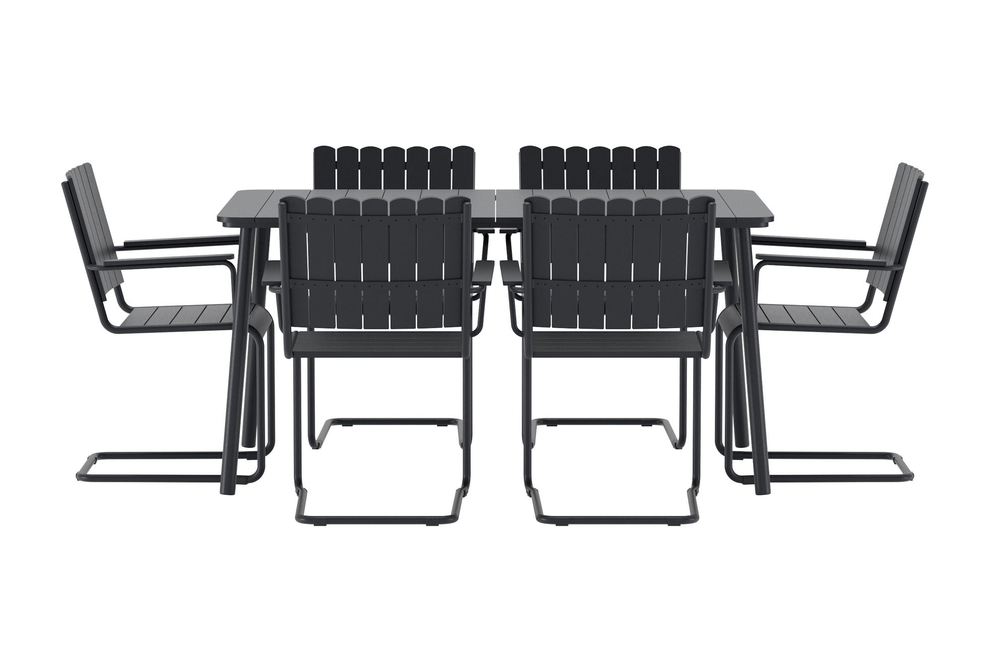 Venture Home Holmsund Rectangular Dining Set - Black / Black