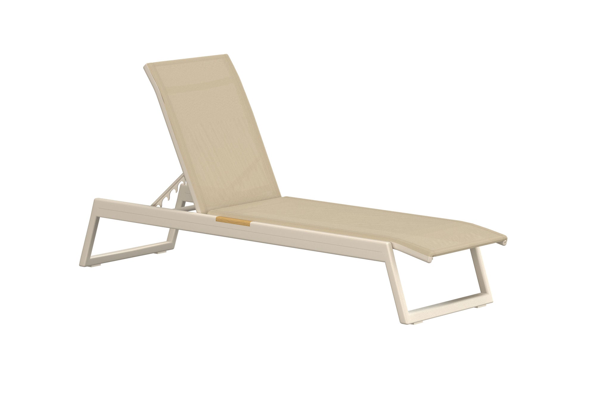 Venture Home Mexico Sun Lounge 2-pack - Beige/Teak