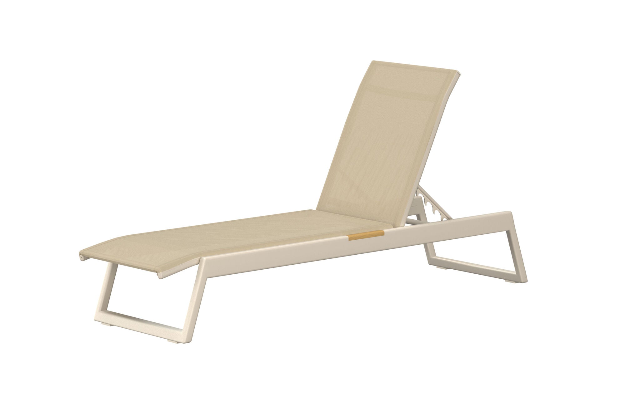 Venture Home Mexico Sun Lounge 2-pack - Beige/Teak
