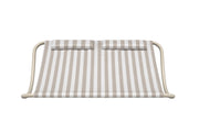 Venture Home Gordo Double Rocking Bed - Beige Frame / Stripe Fabric
