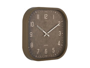 KARLSSON Wall clock Elemental Cuadrado luxury green