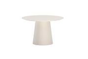 Venture Home Lanzo spisebord ø120 - Beige Aluminium
