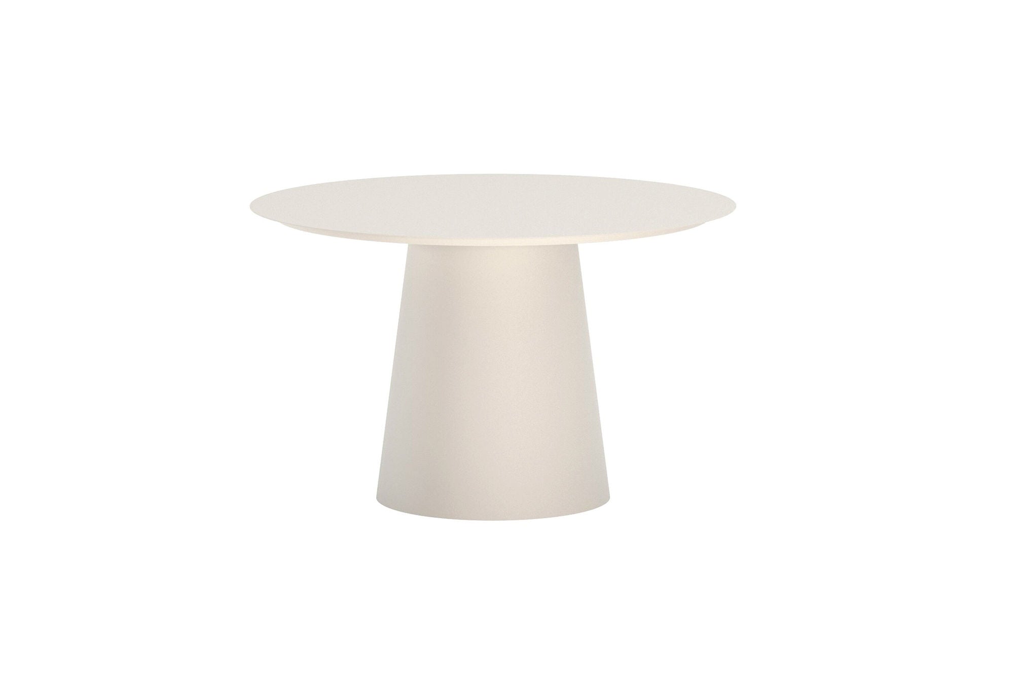 Venture Home Lanzo spisebord ø120 - Beige Aluminium