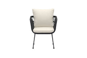 Venture Home Isola Lounge stol - Black / Black Rattan
