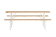 Venture Home Guiness Dining Set - Beige Frame / Teaklook