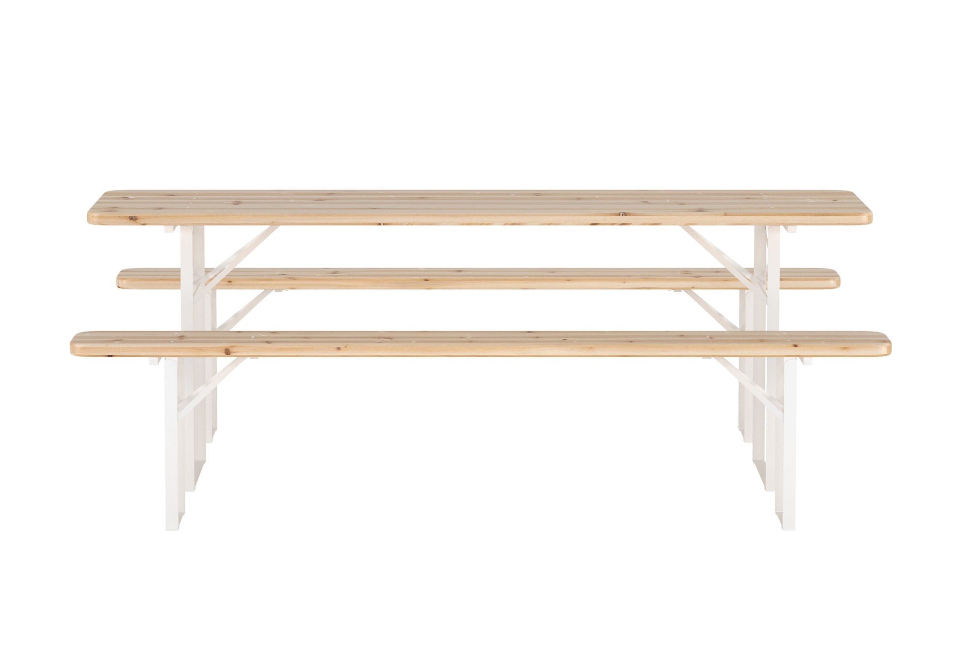 Venture Home Guiness Dining Set - Beige Frame / Teaklook