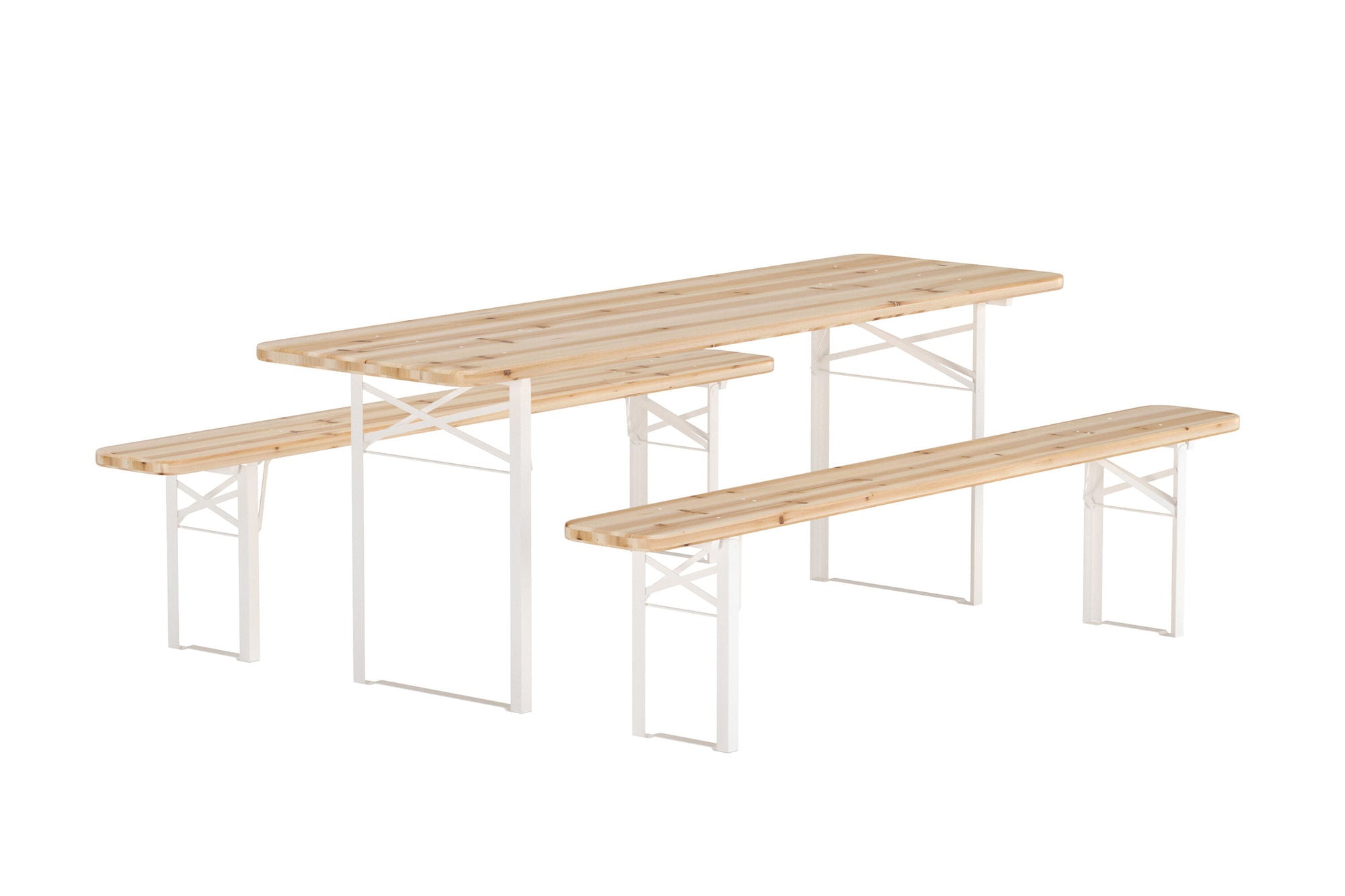 Venture Home Guiness Dining Set - Beige Frame / Teaklook