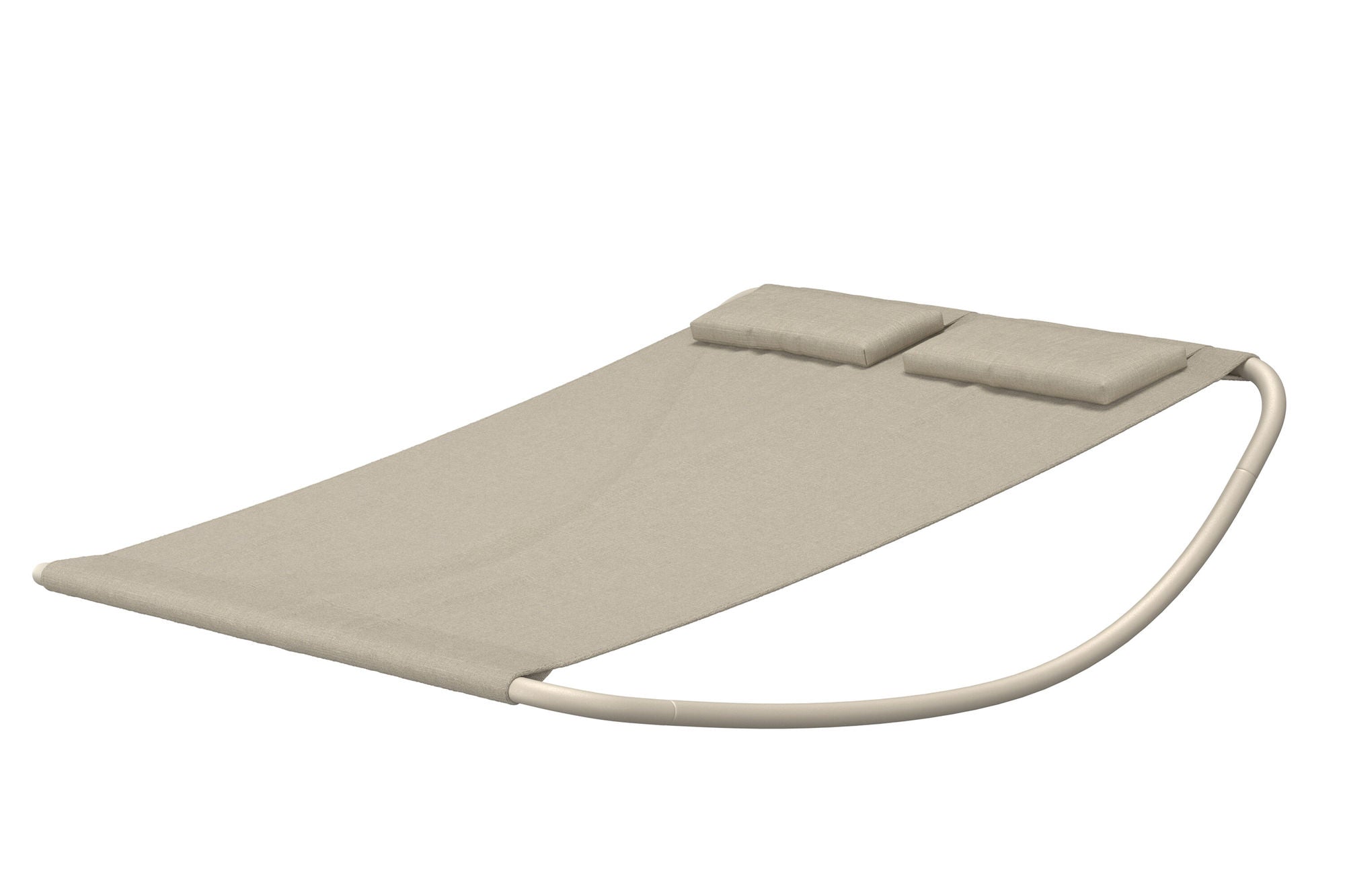 Venture Home Gordo Double Rocking Bed - Beige Frame / Beige Fabric