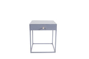 Venture Home Bakal - Bedside bord - Light Grey - Ersätter 18066-205