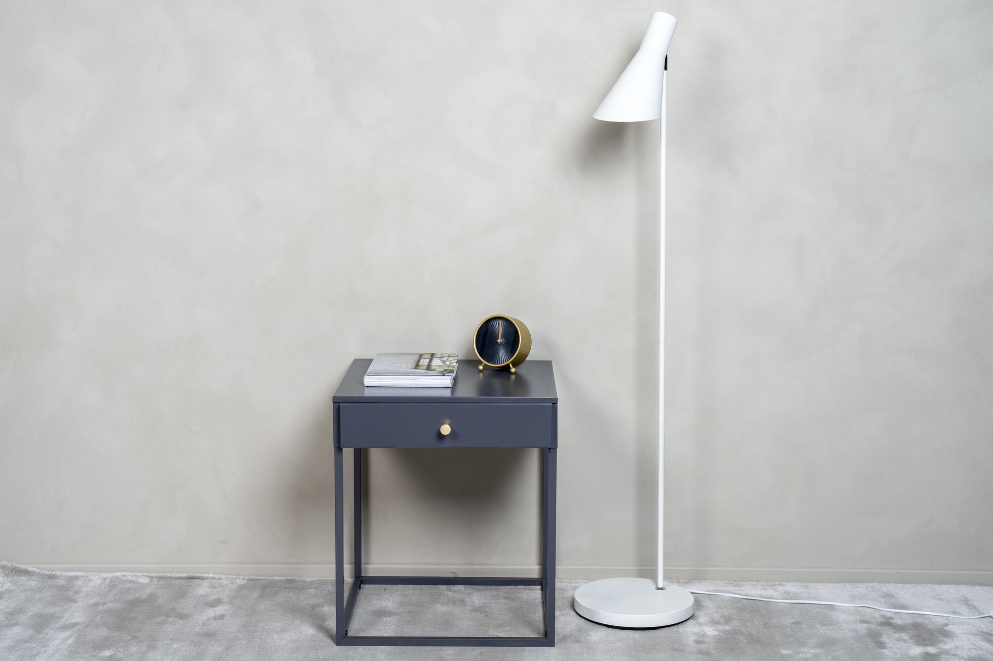 Venture Home Bakal - Bedside bord - Light Grey - Ersätter 18066-205