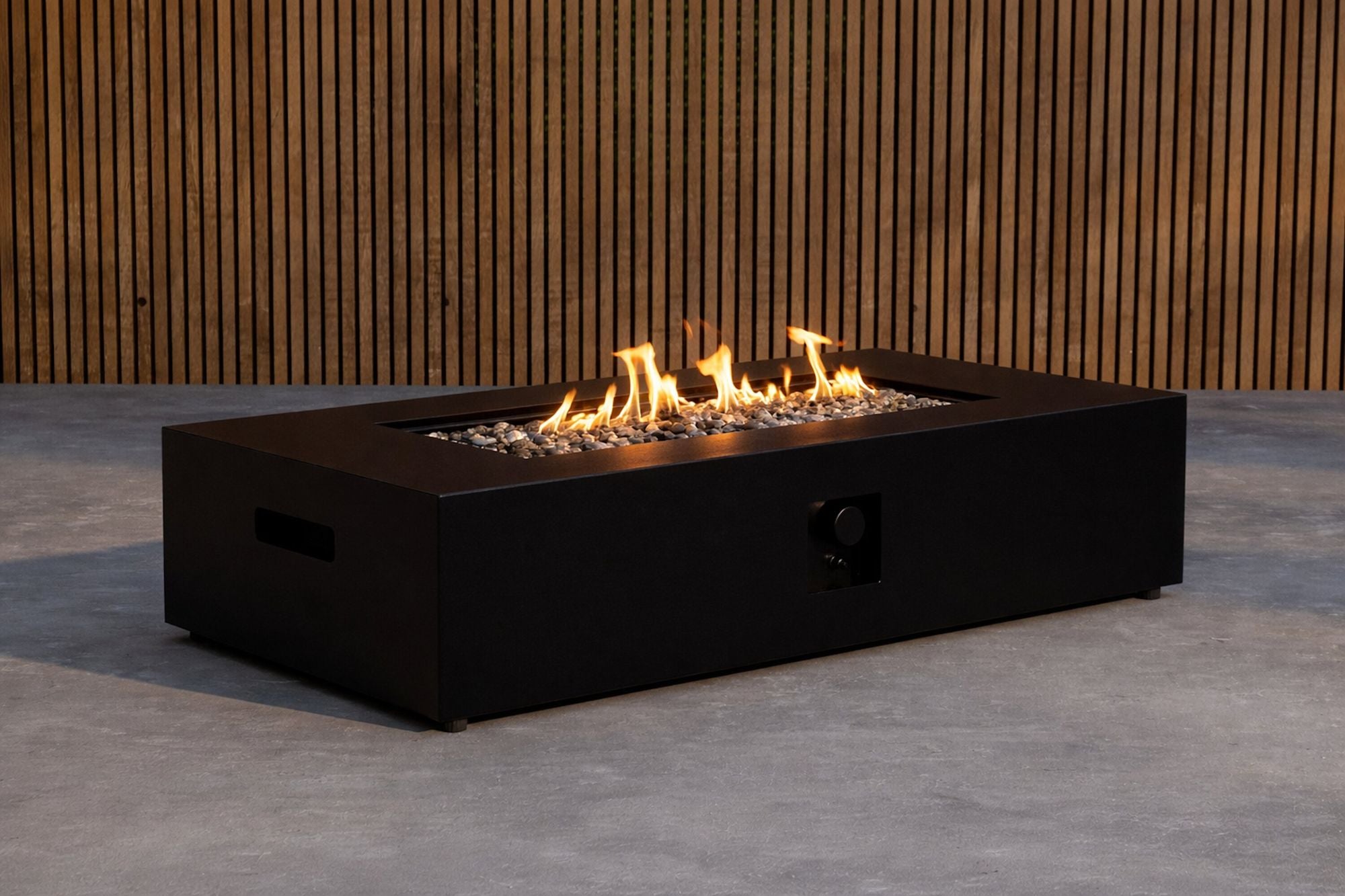 Venture Home Kea Fire Pit Rectangular 137x69x31 cm - Black