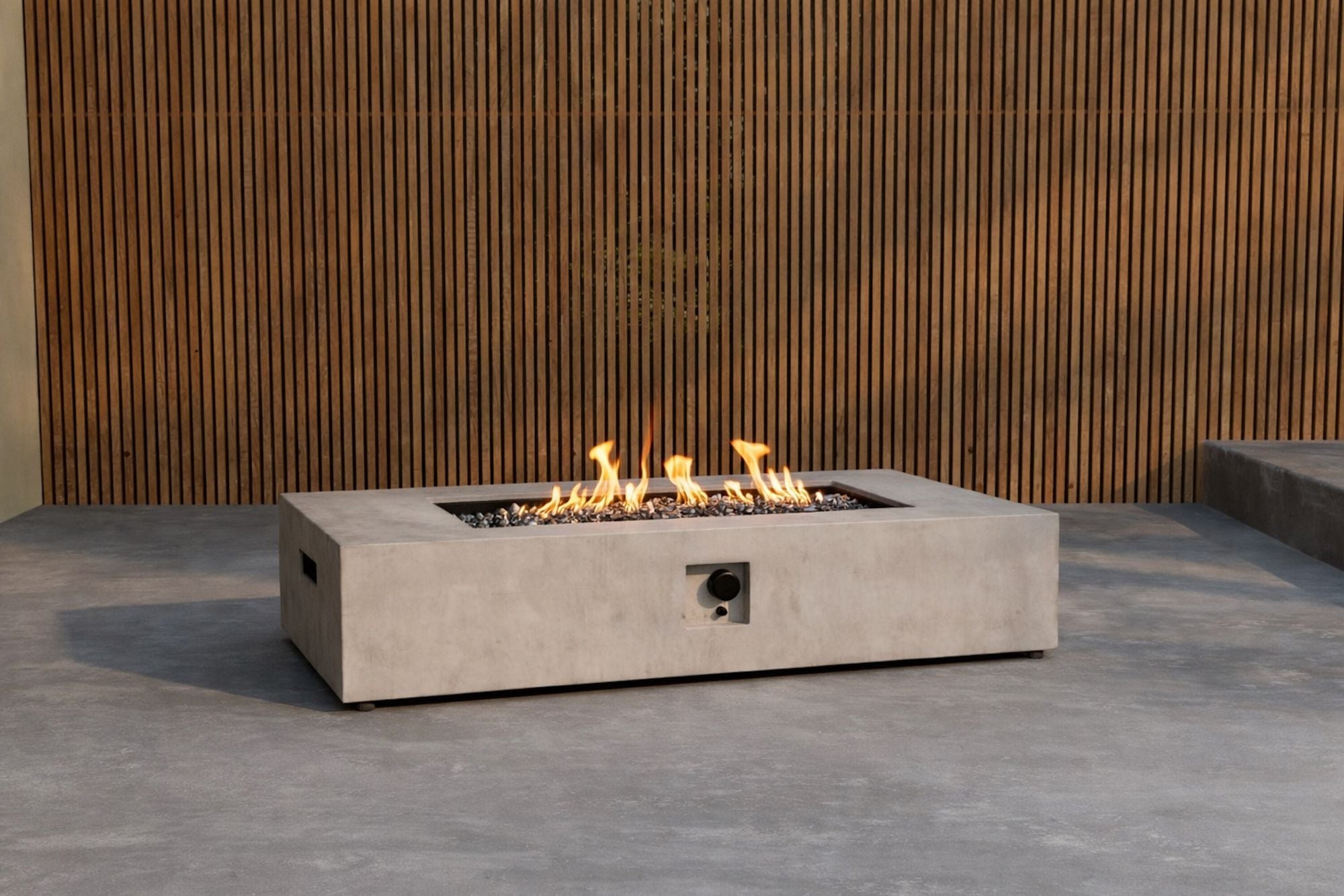Venture Home Kea Fire Pit Rectangular 137x69x31 cm - Grey